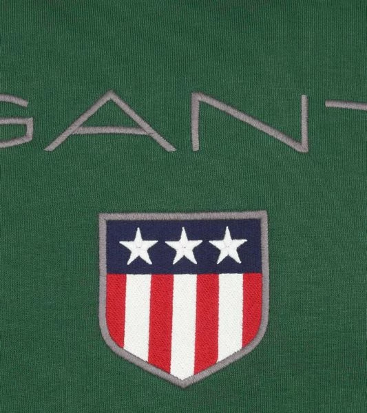 Hoodies Gant Hoodie Shield Donkergroen 3 Hoodies Gant Hoodie Shield Donkergroen - Afbeelding 3