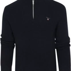 Wollen Truien Voor Heren Gant Halfzip Wol Navy 10 Wollen Truien Voor Heren Gant Halfzip Wol Navy -Truien & Vesten Verkoop winkel 75603 1 1