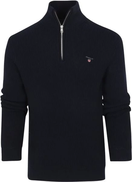 Wollen Truien Voor Heren Gant Halfzip Wol Navy 5 Wollen Truien Voor Heren Gant Halfzip Wol Navy - Afbeelding 5