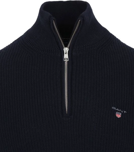 Wollen Truien Voor Heren Gant Halfzip Wol Navy 6 Wollen Truien Voor Heren Gant Halfzip Wol Navy - Afbeelding 6