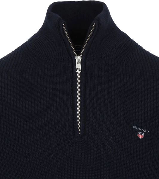 Wollen Truien Voor Heren Gant Halfzip Wol Navy 2 Wollen Truien Voor Heren Gant Halfzip Wol Navy - Afbeelding 2