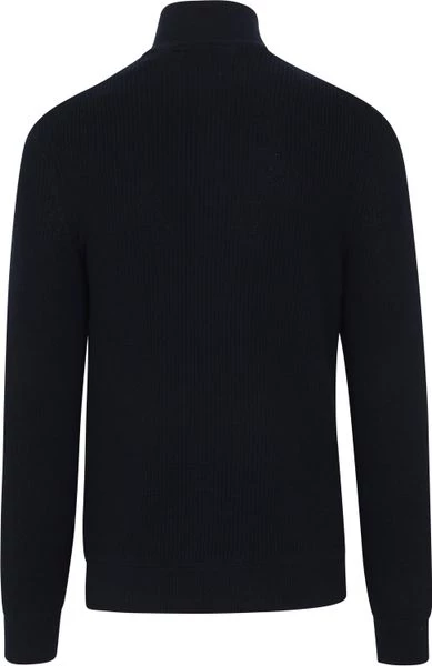 Wollen Truien Voor Heren Gant Halfzip Wol Navy 4 Wollen Truien Voor Heren Gant Halfzip Wol Navy - Afbeelding 4
