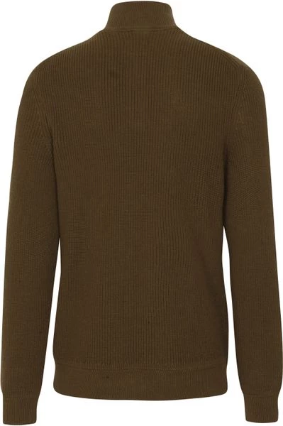 Wollen Truien Voor Heren Gant Halfzip Wol Donkergroen 4 Wollen Truien Voor Heren Gant Halfzip Wol Donkergroen - Afbeelding 4