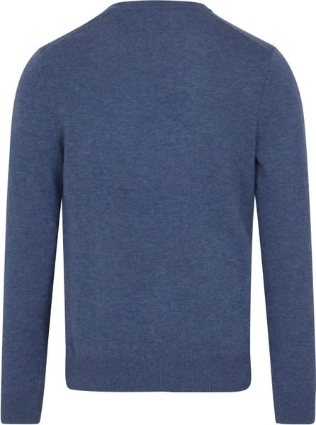 Lamswollen Truien Gant Trui Lamswol Blauw 4 Lamswollen Truien Gant Trui Lamswol Blauw - Afbeelding 4