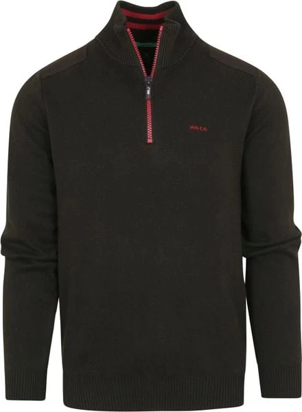 New Zealand Auckland Schipperstruien & Truien Met Rits NZA Half Zip Trui Oroua Donkergroen 5 New Zealand Auckland Schipperstruien & Truien Met Rits NZA Half Zip Trui Oroua Donkergroen - Afbeelding 5