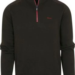 Voorpagina 4 New Zealand Auckland Schipperstruien & Truien Met Rits NZA Half Zip Trui Oroua Donkergroen