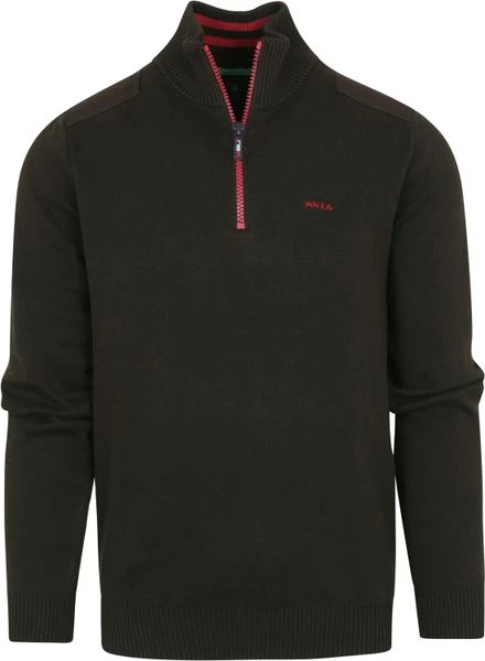 New Zealand Auckland Schipperstruien & Truien Met Rits NZA Half Zip Trui Oroua Donkergroen 1 New Zealand Auckland Schipperstruien & Truien Met Rits NZA Half Zip Trui Oroua Donkergroen