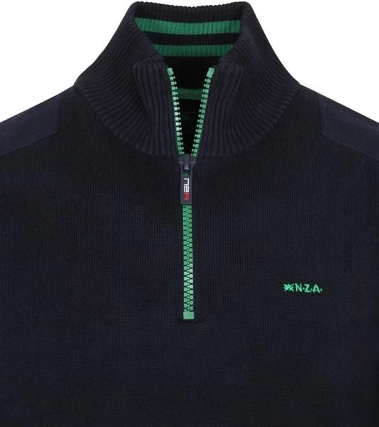 New Zealand Auckland Schipperstruien & Truien Met Rits NZA Half Zip Trui Oroua Donkerblauw 6 New Zealand Auckland Schipperstruien & Truien Met Rits NZA Half Zip Trui Oroua Donkerblauw - Afbeelding 6