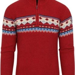 New Zealand Auckland Wollen Truien Voor Heren NZA Trui Aranga Rood