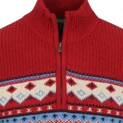 New Zealand Auckland Wollen Truien Voor Heren NZA Trui Aranga Rood -Truien & Vesten Verkoop winkel 75615 2 1