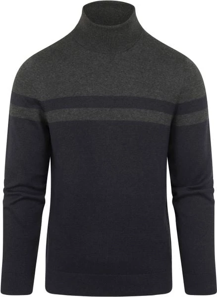 Coltruien Voor Heren State Of Art Coltrui Streep Donkerblauw 5 Coltruien Voor Heren State Of Art Coltrui Streep Donkerblauw - Afbeelding 5